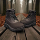 NEXGRIP Ice Victor black waterproof winter boots with retractable cleats and insulated leather design.
photo of the front side