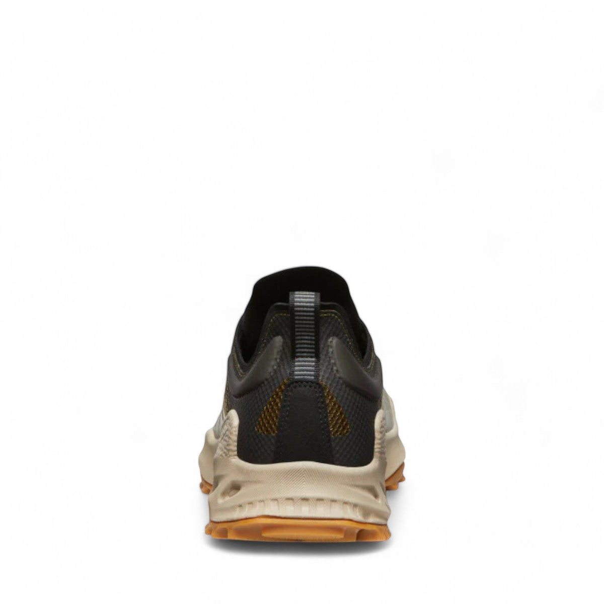 Sina Footwear Zionic Speed hiking shoes in dark olive and scarlet ibis. Features KEEN.DRY waterproof membrane and recycled materials.