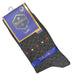 SINA FOOTWEAR BELANCO MEN'S COTTON  SOCKS - GRAY\Black