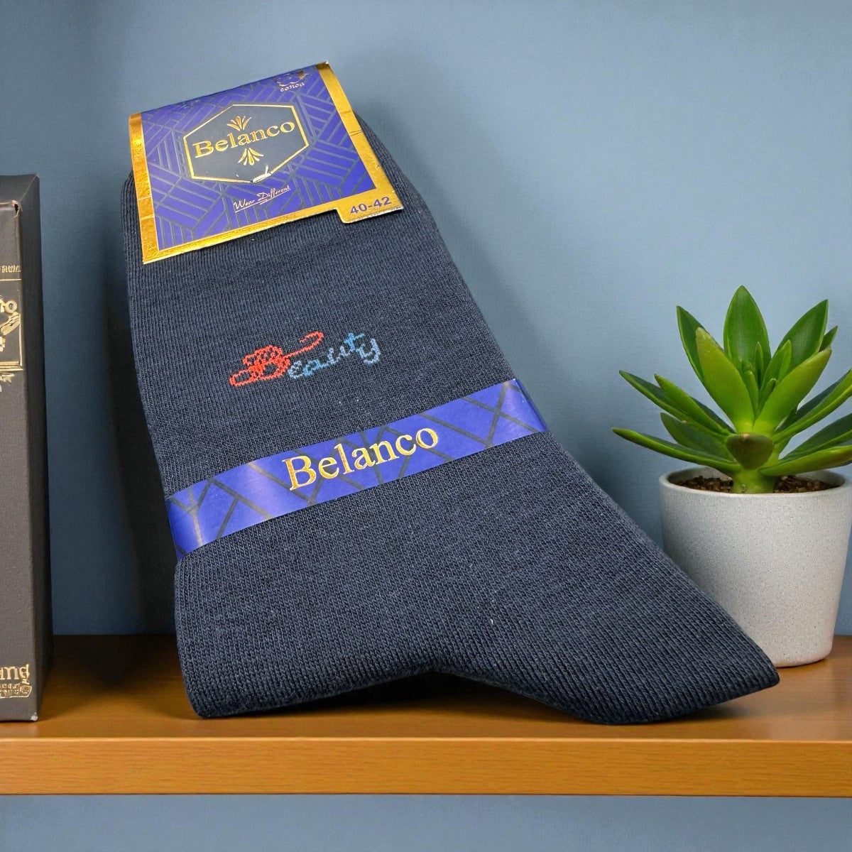 SINA FOOTWEAR BELANCO MEN'S COTTON  SOCKS - NAVY