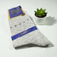 SINA FOOTWEAR BELANCO MEN'S COTTON  SOCKS - GRAY\WHITE