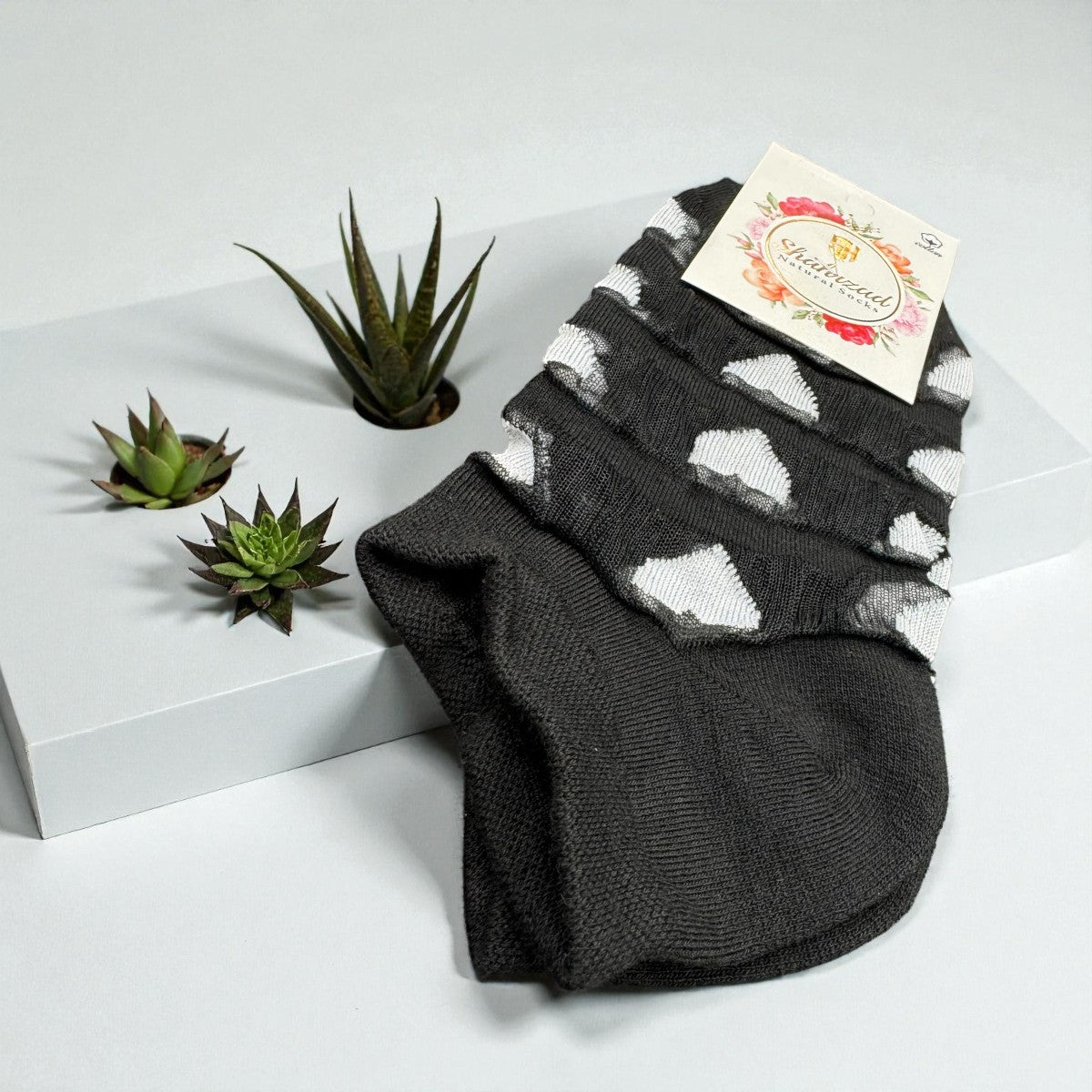 SINA FOOTWEAR SHAHRZAD WOMEN'S SOCKS - BLACK