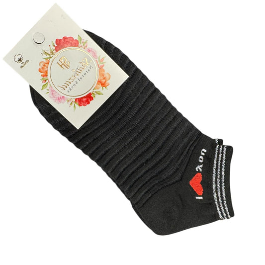 SINA FOOTWEAR SHAHRZAD WOMEN'S SOCKS - BLACK