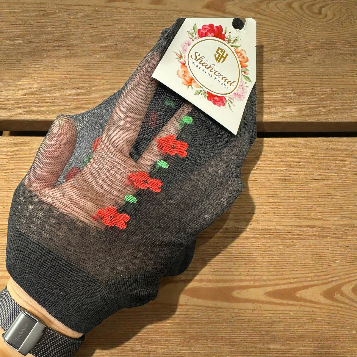 SINA FOOTWEAR SHAHRZAD WOMEN'S SOCKS - BLACK