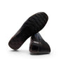 soflex-S230 black peep-toe comfort flats with floral detail, side perforations, and a flexible low-profile sole.
photo of the bottom side