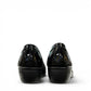 STEFANIA ballet wedge in black and grey with patent leather accents and a comfortable low-profile sole.
photo of the back side