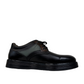 TATA SHOES SARCHESHMEH black leather lace-up formal shoes with handmade stitching and rubber outsole