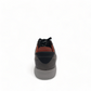 TATA SHOES SHEYKH gray leather lace-up sneakers with perforated side detail and rubber sole