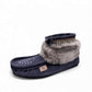 LAURENTIAN CHIEF NUKA, 6"", LINED, BEADED, CREPEX BLACK SOLE_NAVY BLUE WATERPROOF SUEDE