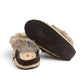 ALBERTA SUEDE MOCCASIN - BEIGE/BROWN
