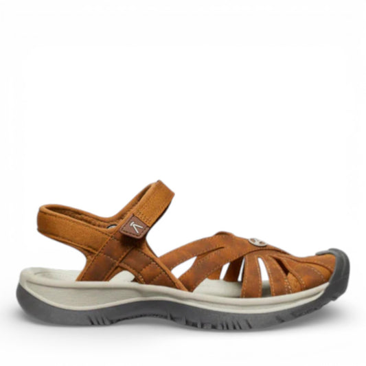 KEEN WOMEN'S ROSE SANDAL- ROASTED PECAN/BIRCH