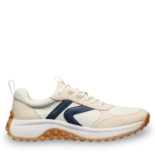 KEEN MEN'S KS86 LEATHER SNEAKER - BIRCH/STAR WHITE