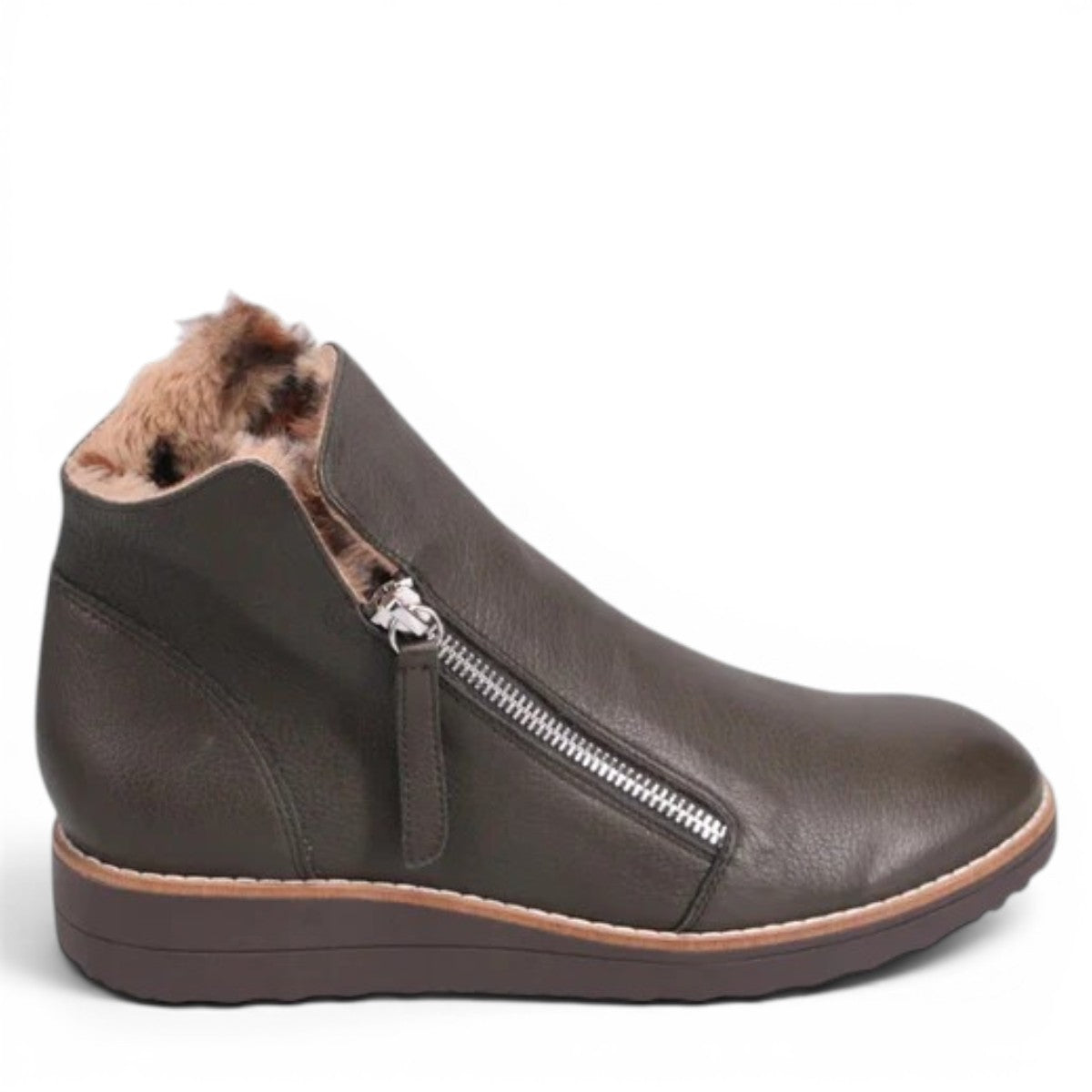 DJANGO & JULIETTE OPAL_TODJ /OLIVE-LEAOPARD-CHOC SOLE