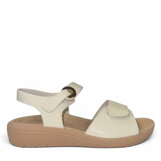 USAFLEX AK0508003 SANDAL LEATHER IVORY