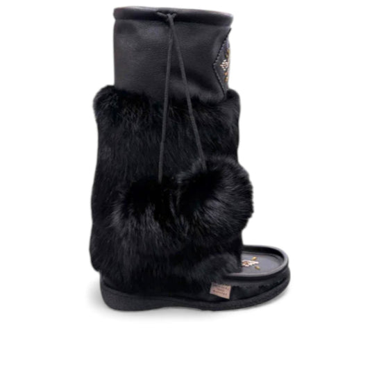 LAURENTIAN CHIEF IMPERIAL 16 " LEATHER BOOTS BLACK