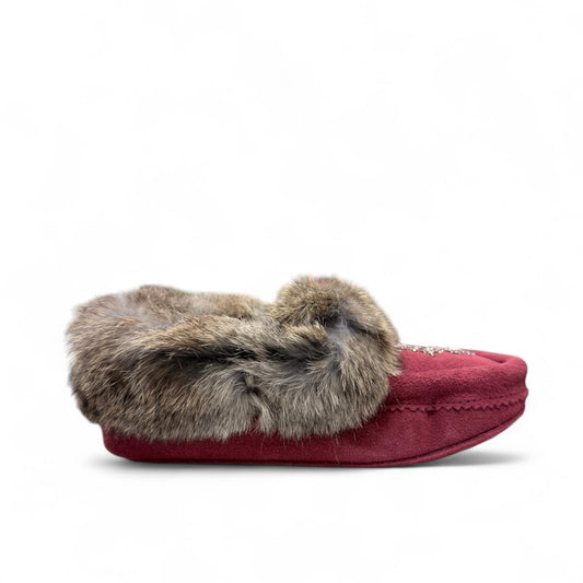 MANITOBAHV TIPI SUEDE MOCCASIN - RED DAHLIA/DAHIA ROUGE