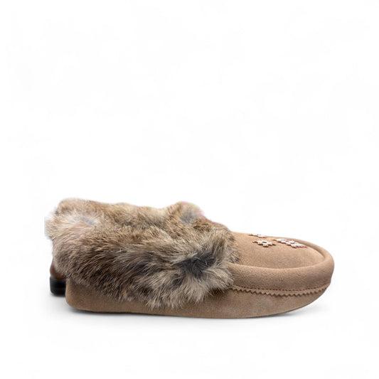 MANITOBAH TIPI SUEDE MOCCASIN CHARCOAL/CHARBON