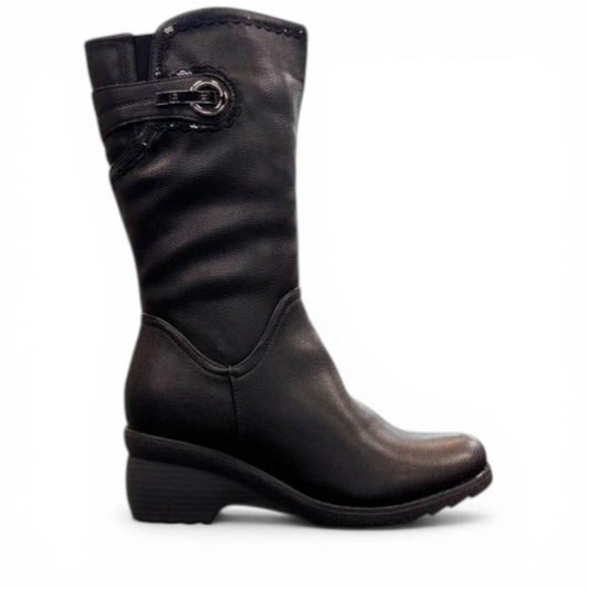 CANADA COMFORT SIDE ZIP BOOT F209  BLACK