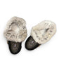 ALBERTA SUEDE MOCCASINS  - DARK GRAY
