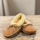 ARIA MAHTAB MOCCASIN SLIPPERS - TAN