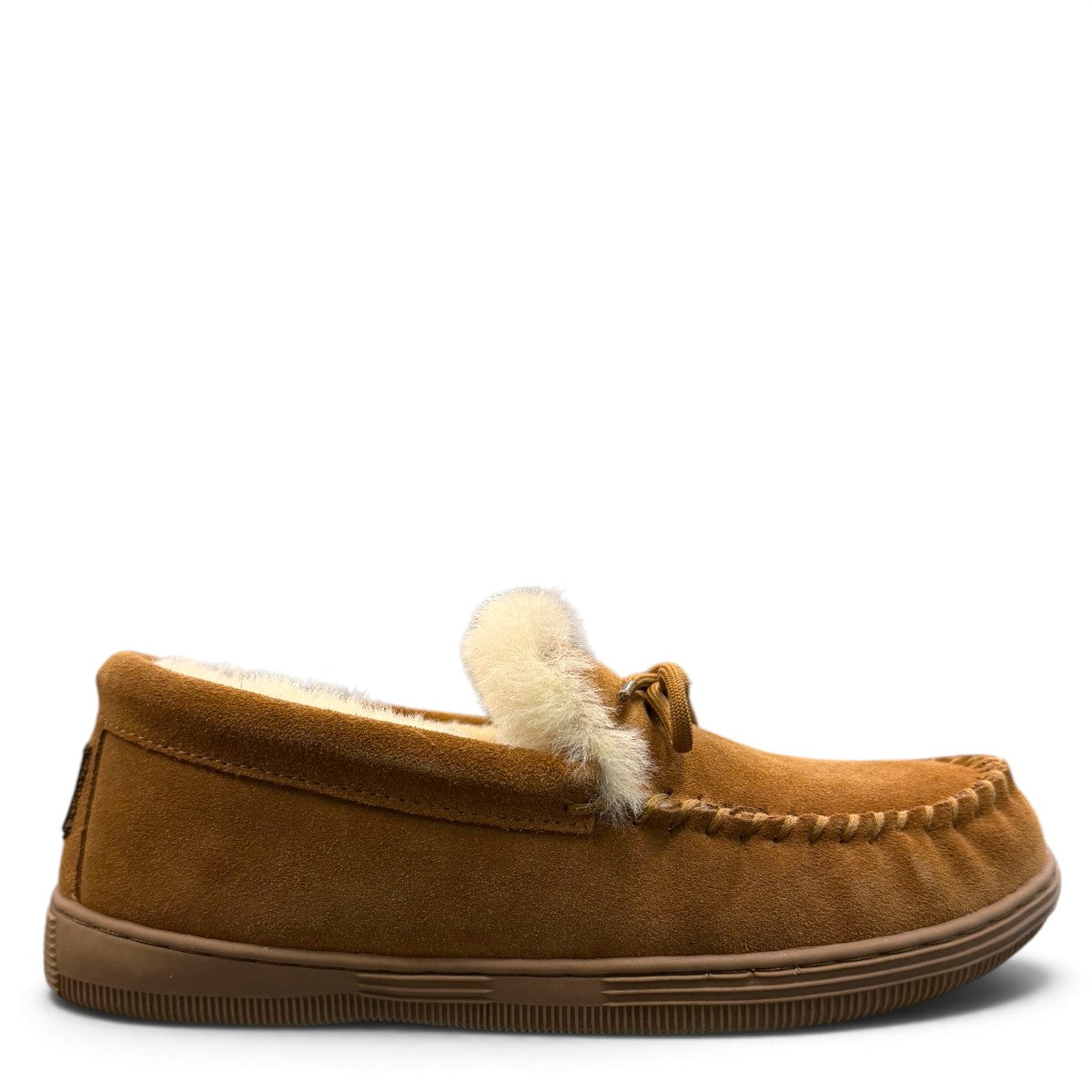 ARIA YALDA MOCCASIN SLIPPERS - TAN