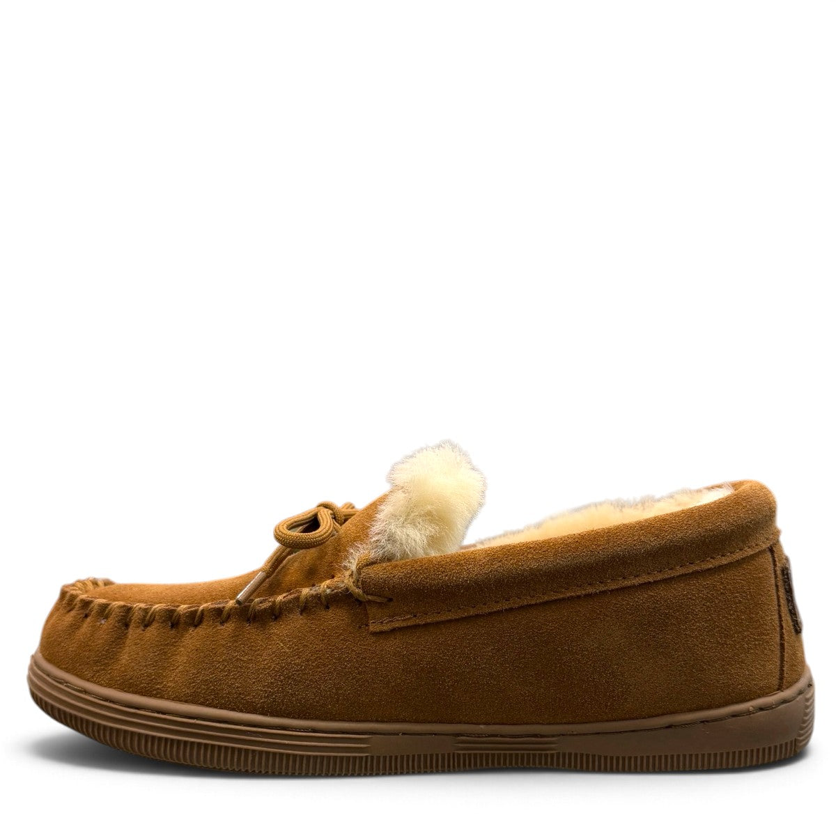 ARIA YALDA MOCCASIN SLIPPERS - TAN