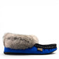 ALBERTA SUEDE MOCCASINS - NAVY BLUE