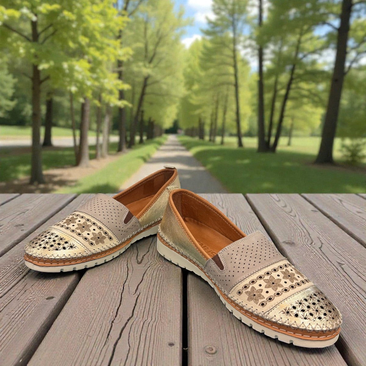 VENUS AYAKABI- ALTIN L/ BEIGE
