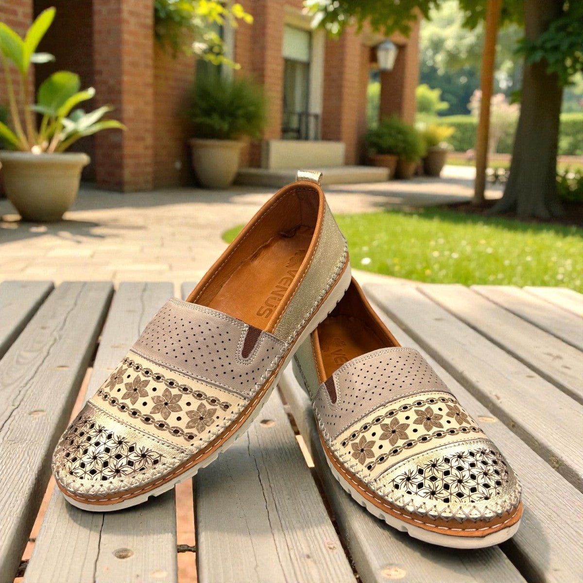 VENUS AYAKABI- ALTIN L/ BEIGE