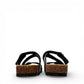 VIKING SYDNEY slide sandals with tropical floral print straps, adjustable buckles, and cork footbed.
photo of the back side