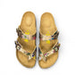 VIKING TOFINO toe-loop sandal in Wild Garden floral print with adjustable buckles and cork footbed.
photo of the top side
