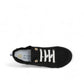 Vionic Venice Pismo black eco-conscious cotton canvas slip-on sneaker with white laces and TPR outsole.
photo of the top side