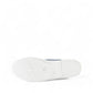 Vionic Venice Pismo skyway blue cotton canvas slip-on sneaker with frayed edges and white TPR outsole.
photo of the bottom side
