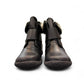 Wanderlust black waterproof winter boots with faux fur trim and adjustable velcro strap