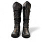 Wanderlust Gabrielle 2 black waterproof tall winter boots with buckle straps and plush lining