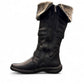Wanderlust Gabrielle 2 black waterproof tall winter boots with buckle straps and plush lining
