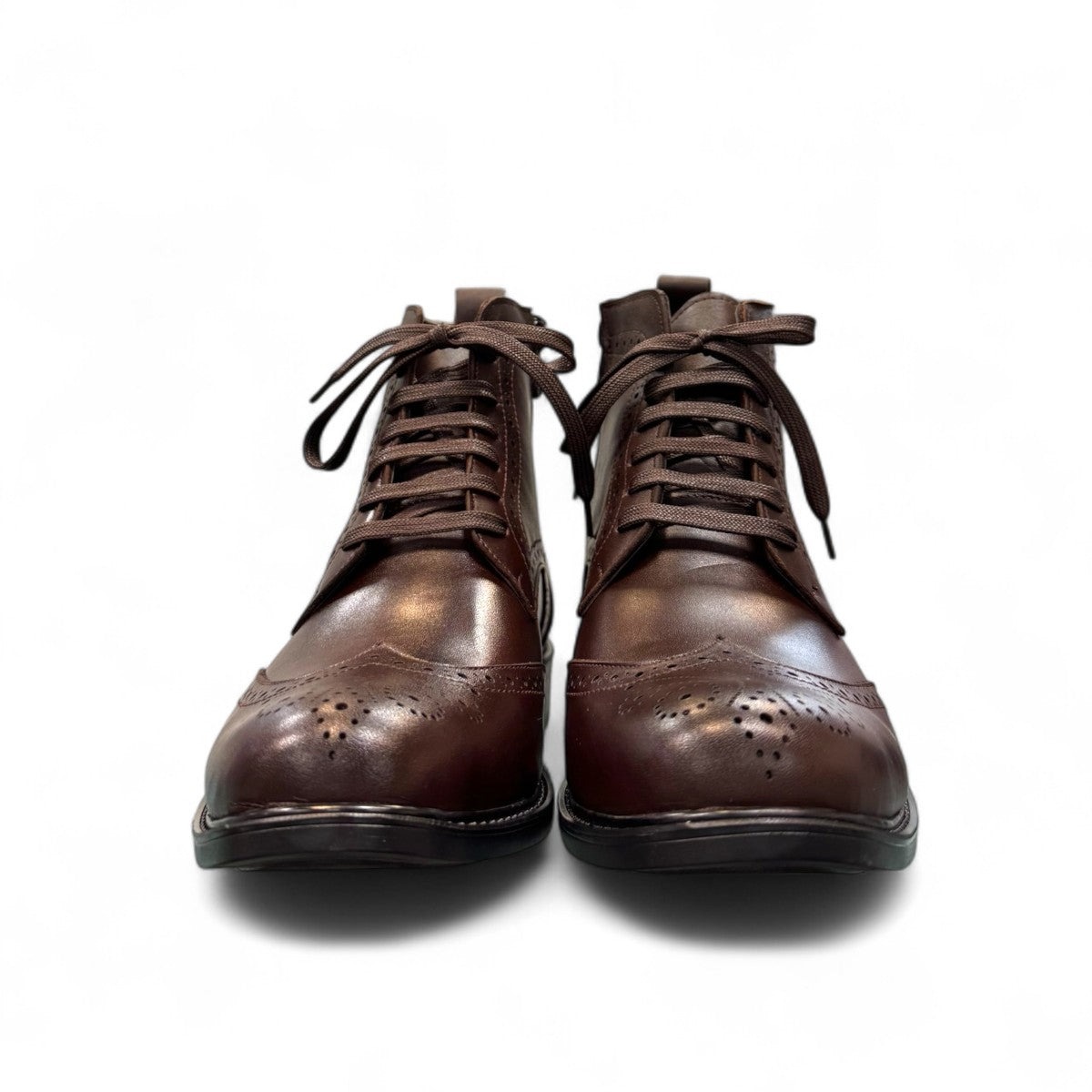 SATEL WESTERN BOOTS DARK BROWN