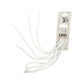 SINA ROUND SHOELACES- WHITE