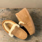ARIA MITRA MOCCASIN SLIPPERS - TAN