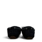 ARIA PIROOZ MOCCASIN SLIPPERS - BLACK