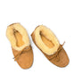 ARIA MAHTAB MOCCASIN SLIPPERS - TAN