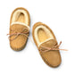 ARIA RAHA MOCCASIN SLIPPERS - TAN