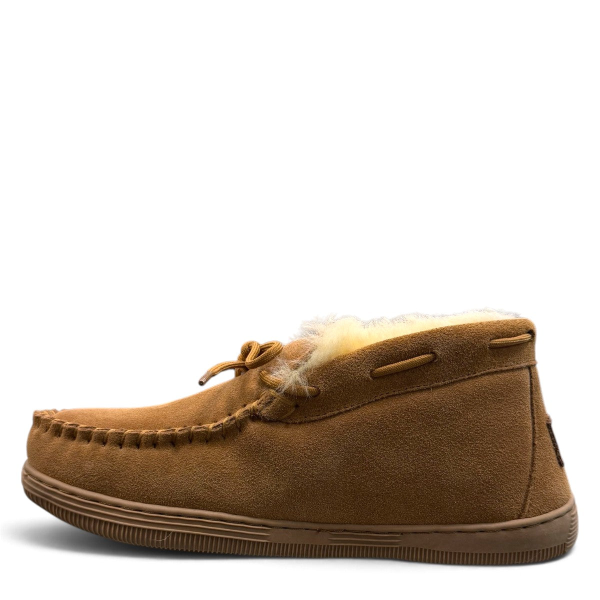 ARIA SAVEH MOCCASIN SLIPPERS - TAN