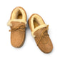ARIA SAVEH MOCCASIN SLIPPERS - TAN