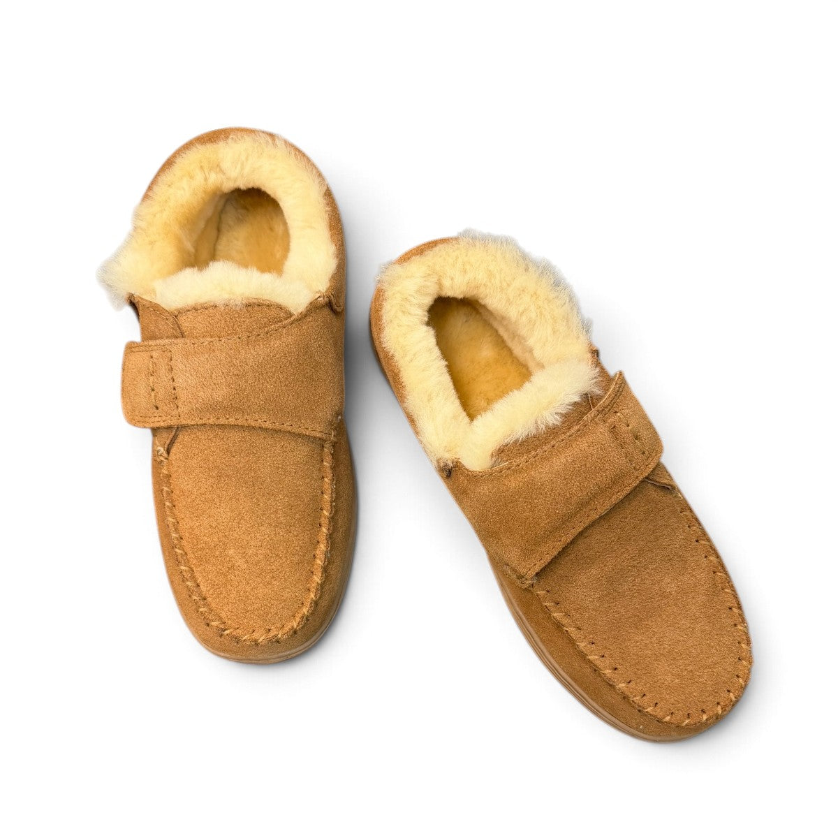 ARIA MASAL MOCCASIN SLIPPERS - TAN