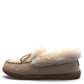 ARIA MARAND MOCCASIN SLIPPERS - CREAM