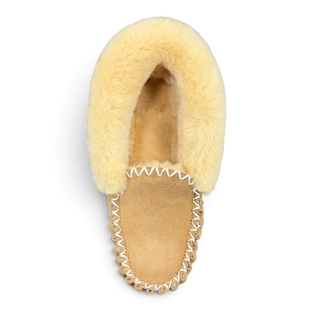 ARIA ROYA MOCCASIN SLIPPERS - TAN