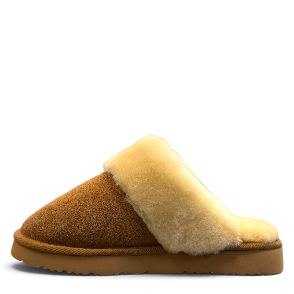 ARIA DELARA MOCCASIN SLIPPERS - TAN