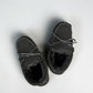 ARIA PIROOZ MOCCASIN SLIPPERS - BLACK