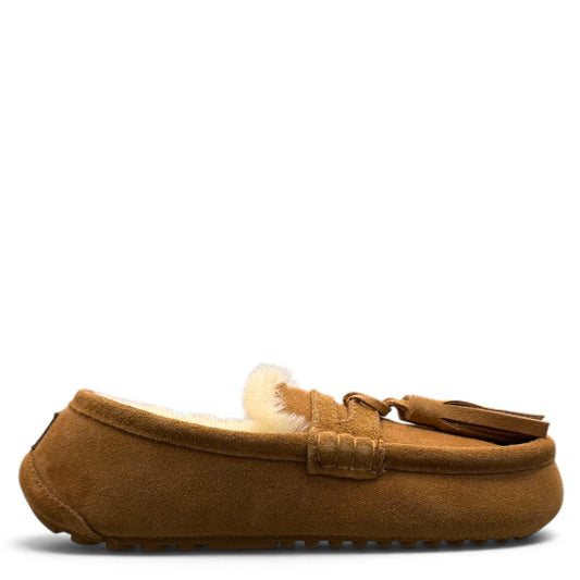 ARIA NILA MOCCASIN SLIPPERS - TAN